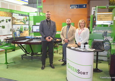 Mariusz Och, Robert Grzybowski and Agnieszka Maziejuk of Polish sorting machine manufacturer GreenSort.