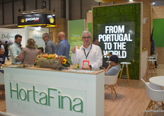 Joao Canadas of Hortifuna. This Portuguese company grows, imports and exports vegetables, such as tomatoes, cauliflowers, broccoli and cucumbers.