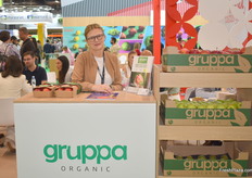 Dorota Toporowska of Polish apple exporter Gruppa Organic. They exort organic and conventional apples to Germany, Austria, Belgium and the Netherlands.