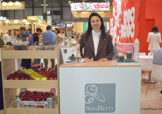 Agnieszka Legucka of SunBerry. This Polish group of blueberry growers exports mostly to the UK, Scandinavia and Germany.