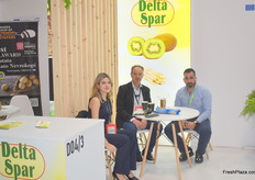 The team of Delta Spar, a Greek kiwi exporter, in a meeting.
