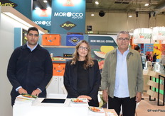Soufiane Sebbata, Sofia Sebbata and Abdelmoghite Sebbata representing Beni Mellal Citrus from Morocco.