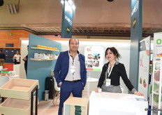 Khalid Baibane and Asmaa Latmani from Moroccan exporter BL Agri