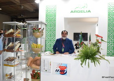 Samir Melhabi from IFTH, an Algerian company exporting early vegetables to Tunisia, Saudi Arabia and Spain