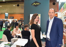 Salma Ennaciri and Mohamed Ennaciri from the Moroccan company Victory Fresh.