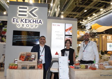 Medhat Hassan, Aya El Fouly and Ehab Elnaggar from El Kekhia. The Egyptian company supplies packaging to the Egyptian and middle eastern market.