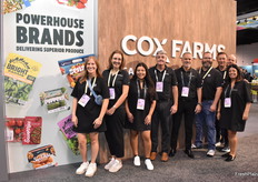 Exhibiting together as a family of brands are Cox Farms, Mucci Farms, and BrightFarms.