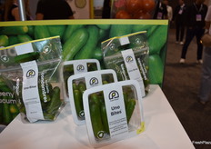 New packaging for Uno Bites Nano cucumbers from Pure Flavor, extending the shelf life by an additional week.