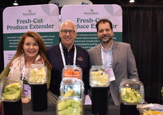 Gretchen Lane, Tim Grady, and Scott Bergeron with NatureSeal.