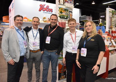 Wayne Decou with Volm Companies, Michiel Eilander with Manter, Rik van Hees with VHM Machinery, Martijn Flikweert with Flikweert Vision, and Breanne Steadman with Volm Companies.