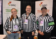 Iryna Romanenko, Luc Mougeot, and Kevin Smith with the Fruit and Vegetable Dispute Resolution Corporation.