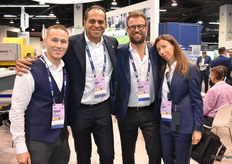 Federico Albonetti, Nour Abdrabbo, Marco Castagnoli and Lucia Minguzzi with Unitec.