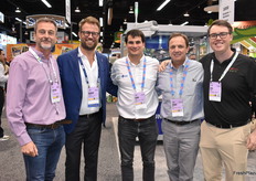 Richard Isaacs of Global Fruit, Marco Castagnoli with Unitec, Jaime Valdés and Tomas Campos Sotta of David Del Curto and Ben Donahue of Global Fruit.