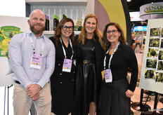 Matt Churchill, Denise Junqueiro, Raina Nelson, and Daniela Busseni with Westfalia Fruit.
