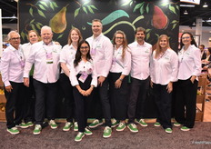 Team USA Pears wears matching outfits. The green shoes are made from wool fabric.