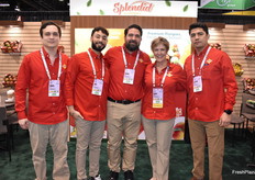 Daniel Flores, Jose Diaz, Daniel Ibarra, Cindy Schwing, and Alfredo Algandar with Splendid by Porvenir.