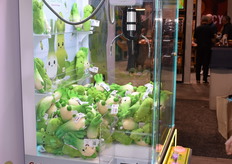 The claw machine at Altar’s booth was very popular, but not all attendees were lucky to grab a stuffed asparagus.