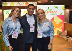 Juliana Espinosa, Antonio Espinosa, and Mayra Romero with Fresco Produce.