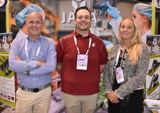 Joost Somford, Cameron Way, and Denise Baths with JASA Packaging Solutions.