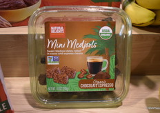 Natural Delights will soon be launching Organic Chocolate Espresso Mini Medjools.