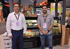Felipe Rivera with Agricola Don Chilo and Jesus Nunez with JMB Produce.