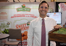 Steven Ceccarelli with Farm Fresh Produce.