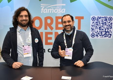 Felipe Cunha and Fred Tavares with Agricola Famosa USA.