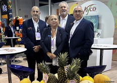Ayco Farms’ Avi Nir, Tiffany Sedlacek, Drew Kislin and Mario Cardenas.