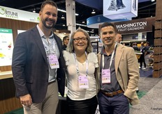 Fortune Growers’ Steve Kuhn, Luz Bravo and Mark Sato.