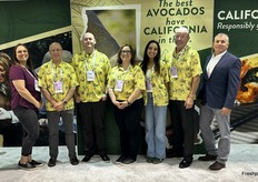 California Avocado Commission’s April Aymami, Terry Splane, Zachary Benedict, Lori Small, Ayla Hijazi, David Anderson and Ken Melban.