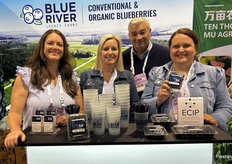 Blue River Legacy Farms talking blueberries at the show.