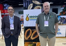 Javier Gonzalez and Bill Brindle of Brooks Tropicals.