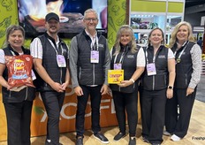 Canuck treats such as ketchup chips and Coffee Crisp bars were available in the Canadian Produce Marketing Association booth.