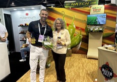 Preston Mitchell and Pam Rowell of Hatch Chile.