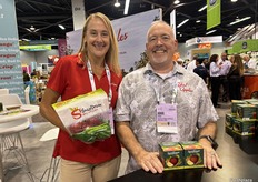 Kaari Stannard and John Cushing of New York Apple Sales.