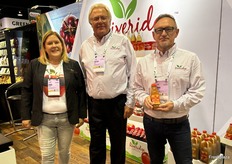 Kari Soldaat, Mitch Brinks and John Woodall of Riveridge Produce Marketing.