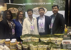 Best Buy Produce International's Claire Sakho, Dora Galindo, Clara Shih, Jeremy Tani and Danny Tani.