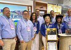 Jon Baloian, Jay Angulo, Emily Baloian, Richard Cowden, Susan McLaughlin, Jeremy Lane, Barbara Baloian, and Peter Baloian from Baloian Farms.