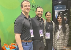 Dominic Defrancesco, Gunner White, Anna O’Brien, Jackie Nakashian of Trinity Fruit Co.