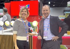 Karen Brux and Ivan Marbio of Frutas de Chile.