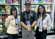 L-R: Kori Tuggle of Braga Fresh; Adam Heick of Dole Food Company; Amber Castillo of Braga Fresh.