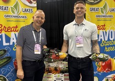 Jeff Richardson and Justin Wright of Great Lakes Greenhouses.