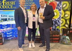 Nic Fowler, Darlene Mendoza and Doug Ranno of King Fresh Produce LLC.