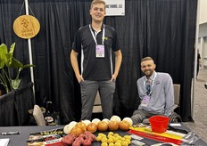 Ryan Bulgrin of Gumz Farms, LLC with Dillon Duncan of Eagle Eye Produce.