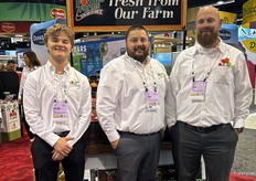 Dylan Lang, Josh Rushlo and Mike Hacker of Fowler Farms.