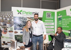 Maria Rubio and Abdelali El Bakri from susbtrates provider Pelemix