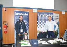 Mario Alvarez and Frédéric Robert from Lumiforte, a leading company providing greenhouse coatings
