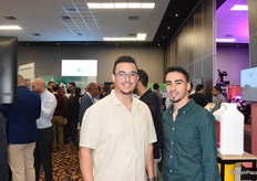 Abdelmounaim Jouhri from Marbar Chimie and Mouad Hfa from Moroccan growing company Proprim