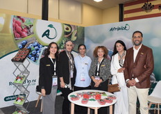 Rbei Sofia and Afripick's team at the MBC. The company grows soft fruit in Agadir and Larache and announces introducing new raspberry varieties.