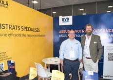 Rafael de Araoz and Eric Boot from Kekkila BVB, substrates supplier